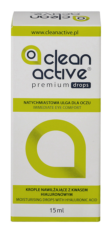 očné kvapky Clean Active Premium Drops