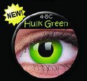 farebné šošovky Crazy Lens Hulk Green