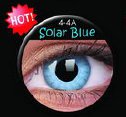 farebné šošovky Crazy Lens Solar Blue