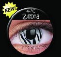 farebné šošovky Crazy Lens Zebra
